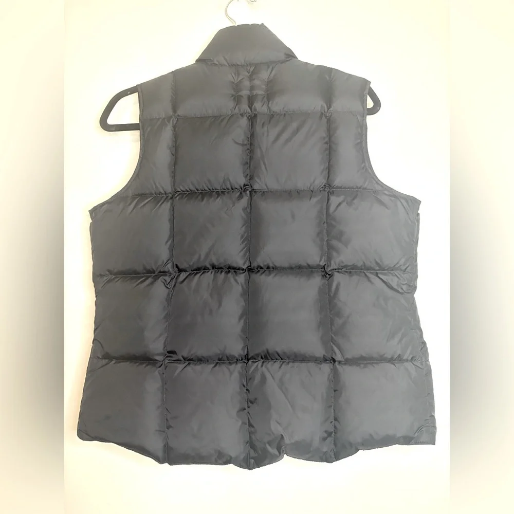 Lands’ End XS 2-4 Black Puffer Vest‎ 80/20 Down Feather Fill Nylon Warm Core